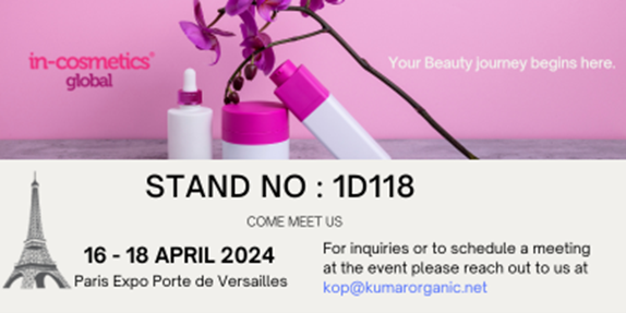 Elevate Your Beauty Experience: Join Us at incosmetics Global 2024 in Paris!